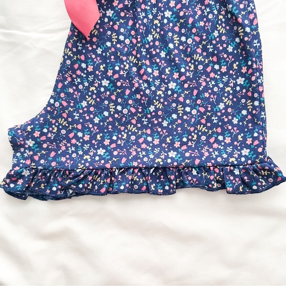 Sleep On It Girls Unicorn Floral 2-Piece Pajama Shorts Sleep Set, L (14/16) - Picture 4 of 10